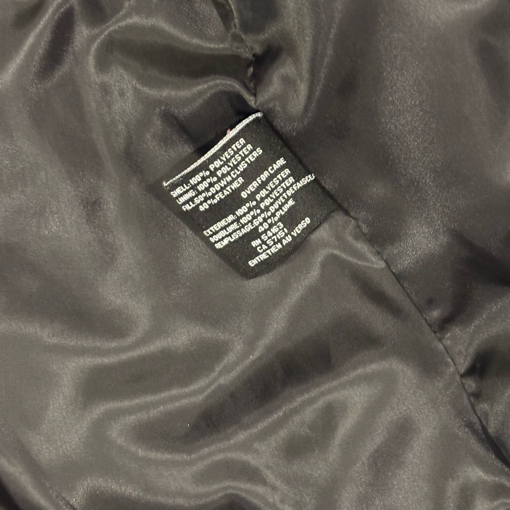Cole haan women’s small down coat black - Picture 3 of 4